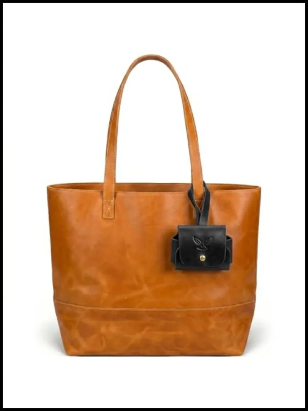 Handcrafted 100% Cowhide Leather Large Tote Bag Carryall Shopping